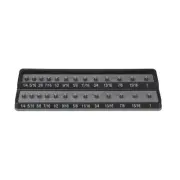 PSH38S-GRY Mechanic's Time Savers 3/8" SAE Peg Socket Holder - Gray