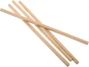 Kisangel 4pcs Mahjong Ruler Bamboo Game Tools Mini Mahjong Sticks for Home Gaming Sessions