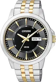 [CITIZEN] Quartz Mens Watch, Stainless Steel, Classic, Two-Tone (Model: BF2018-52E), Two-Tone, Quartz Watch