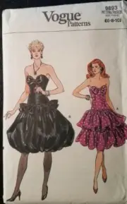 VOGUE Sewing Pattern 9893 size 6-8-10 NEW $ 24.00