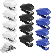Mini Stapler with Staples,12 Pieces Office Desktop Stapler,25 Sheet Capacity,Sma