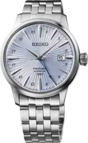Seiko Men's Presage Skydiving Cocktail GMT Blue Dial Watch SSK037