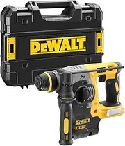 [DEWALT] 18.0 Volt SDS-plus 24mm Mallet Combination Battery (brushless) - basic version (DCH273NT-XJ); with more power; (without batteries); compact dimensions, yellow