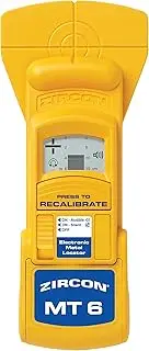 Zircon MetalliScanner MT6 Professional Metal Detector,Yellow,12.17 x 8.23 x 3.58 inches