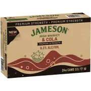 Jameson Raw and Cola 6.3% Can 375mL
