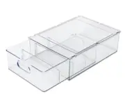 Wide Clear Drawer storage clothing kitchen cleaning bed organiser organisation