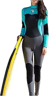 Jueshanzj- Snorkeling Suit Sun Protection Swimming 1.5 mm Diving Suit Female one-Piece Surfing Suit Warm