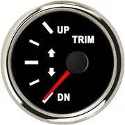 BGBLKLGPPN Boat Trim Gauge Marine Trim Tilt Indicator for Inboard Outboard Engine Car Motorcycle Accessories 52mm 12V Accesorios para Compatible with Moto Boost Gauge(BS-167-10 ohm)