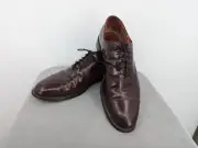 Allen Edmonds Mens Shoes 9.5 A Brown Leather Cap Toe Oxford 5675 Lace up Shoes