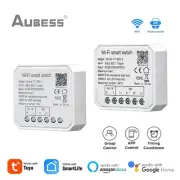 Tuya WiFi Mini Smart Switch Module 1/2 Gang DIY Switch Control Timer Work With S