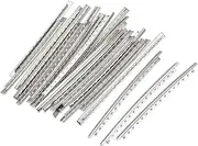 uxcell Electric Bass Fret Wire Guitar Fretboard 24 Fret 2.9mm Silver Tone for Bass Fingerboard Replacement, Pack of 24