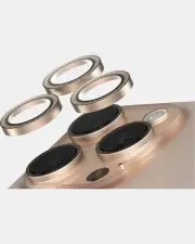 SAFE by Panzer Cam Lens Protector for iPhone 16 Pro/ProMax for Glitter Gold