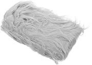 GARVALON Fluffy Gnome Beard Accessories for Christmas Tree Skirt Handmade Craft Supplies Pre-Cut Fake Beard