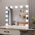 BEAUTME Vanity Mirror Hollywood Mirror with Lights,Led Makeup Mirror with Magnif