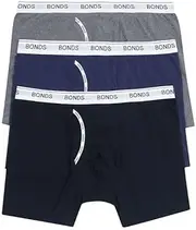 [Bonds] 3 Pack X Mens Guyfront Mid Trunks Underwear - 01K
