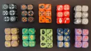 Zombicide Dice - Game Night , Invader, Black Plague Iron Dice, Full Metal - NEW