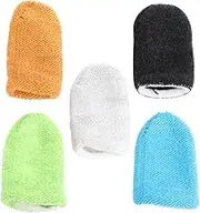 Angoily 5pcs Man Finger Cover Non- Touchscreens Finger Cover Insulation Protective Gamer Protectors Finger Sleeve for Gaming Para Finger Cover Game Fingertip Game Finger Covers