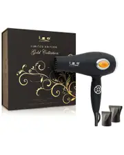ISO Beauty Unisex Digital 1875W Pro Ionic Hair Dryer with LCD Digital Display - Gold Collection NoSize NoColor