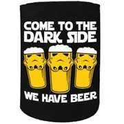 Alcohol Stubby Holder - Come To The Darkside Beer - Funny Novelty Birthday Gift Joke Beer Can Bottle