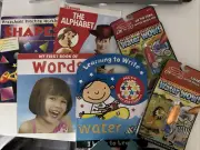 Preschool Activity Books/Lot of 4 and Melissa & Doug "Water Wow"/2 Books
