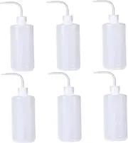6 PCS Squeeze Bottles Plastic Squeeze Dispensers 500ml Squeeze Bottle with Measurements Squeezy Bottles with Nozzles Portable Squeeze Bottles for Liquids Medical Irrigation Squeeze Squeezy Bottles wi