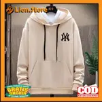 NEWYORK HOODIE 夾克 SWEATER HOODIE NY LOGO 刺繡厚料 SIZE L-XXL BIG