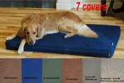 Waterproof single piece 100% Orthopedic MEMORY FOAM Dog Bed for Dog Crate XL