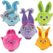 5pcs/set Plush Sunny Bunnies Stuffed Doll Soft Throw Pillow Decorations Children Kids Birthday Present Gifts