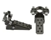 ALTA Bicycle Steel BLACK Foldable Folding Fork Foot Step Pegs BMX Bike