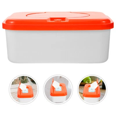 2pcs Wipe Holder Wipes Dispenser Wipes Box Case Tissue Box Random Color