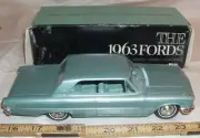 AMT 1963 FORD GALAXIE HT PROMO CAR MODEL 1:25 IN GREEN BOXED