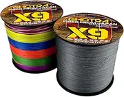 LLEIIshen Fishing Line Saltwater Invisible Spotted 100M/300M/500M 8 Strands Braided PE Line Sea Fishing Tackle 18 22 39 43 61 78LB/1396