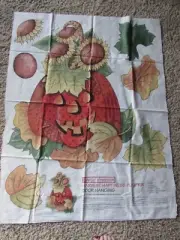 2 NEW unused pumpkin patch door hanging sewing kits with extra applique pieces