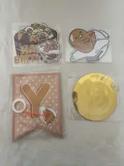 Gudetama The Lazy Egg Happy Birthday Banner, Cupcake Cake Toppers & Hanging Deco