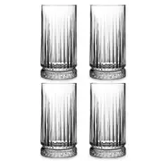 4pc Pasabahce Elysia 445ml Long Water Juice Cocktail Hi Ball Drink Glasses Set