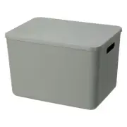 Stackable Plastic Storage Bin with Lid, Multipurpose for Classroom, Drawers, ...