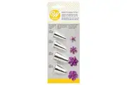 Cake Baking Icing Piping Drop Flowers Tip Set 4 Pack