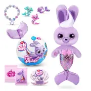 Pets Alive Furmaids by ZURU Mermaid Plush Interactive Lights Sounds Girls Toy...