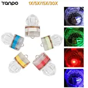 Mini Led Flash Fishing Light Lure False Bait Red White Blue Green Waterproof
