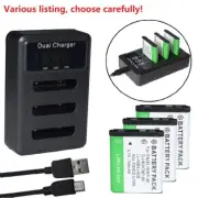 Battery or USB Triple charger for Kodak KLIC7006 LB-012 Kodak PixPro FZ53 X-960