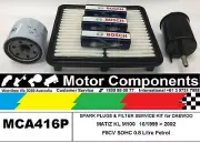 SPARK PLUG & FILTER SERVICE KIT for DAEWOO MATIZ KL M100, M150 0.8L F8CV 99 > 02