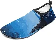 [BTCOWZRV] Water Shoes for Women Men Silhouette and Lake Water Sports Shoes Slip-on Breathable Lightweight Athletic Aqua Sock