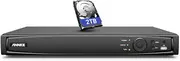 ANNKE 16-Channel PoE 4K NVR Ultra HD Network Video Recorder, Supports H.265+ Compression, Motion Detection, 24/7 Surveillance Recording 2TB Hard Drive Included