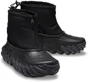 [Crocs] Unisex-Adult, Echo Boots, Black/Z Shield, 13 Women/11 Men
