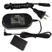 AC Adapter + DC Coupler for Canon EOS Rebel SL1, 100D, Kiss X7 Digital Camera