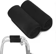 2 Pack Walker Hand Grips Cover, Coldairsoap Walker Cushion Hand Grips For Rolling Wheelchair, Elderly Grippers, Rollator Handle(Purple)