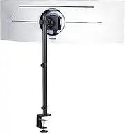 VIVO Single Ultra-Wide Monitor Desk Mount for up to 49 inch Ultrawide Screens, Extra Tall Heavy Duty Adjustable Stand Holds 44 lbs, Black, STAND-V100R