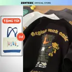 BEGINS 中性 T 恤,棉質 T 恤,本地品牌 ZENTEES - A014