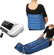 Air Compression Leg Foot Massager, 6 Cavity Full Body Waist Arm Leg Relax Instrument For Lymphatic Drainage Foot Massager, Timed And Adjustable Pressure QiuShuiDr(E)