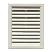 18 In. X 24 In. Rectangular Gable Vent in Sandstone (Overall 20 In. X 26 In. X 1